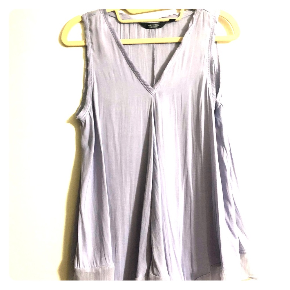 Lilac Flowey Vera Wang Tank
